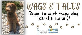 Wags & Tales logo with a dog picture