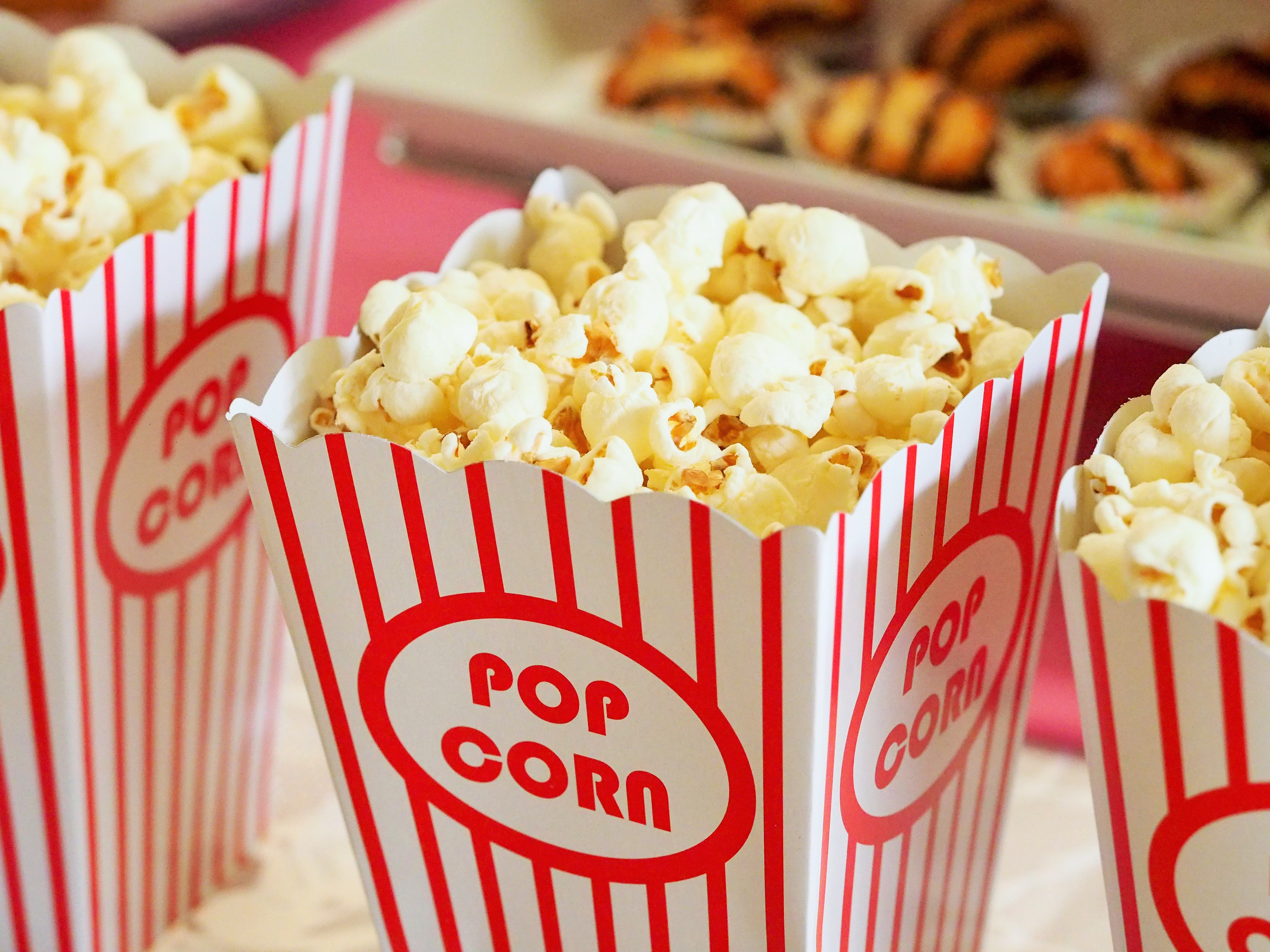 Picture of movie popcorn