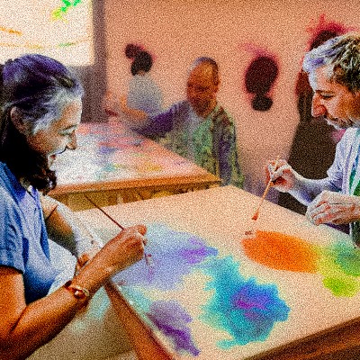 Image for event: Paint With an Artist:  Ignite Your Creativity!
