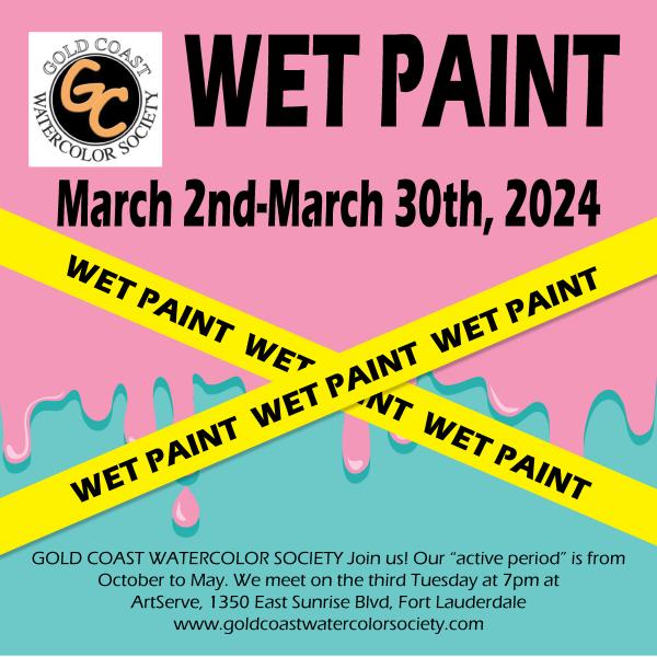 Wet Paint Exhibit Graphic