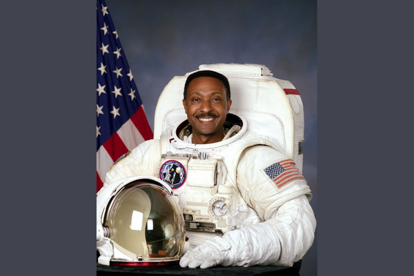 man in astronaut suit