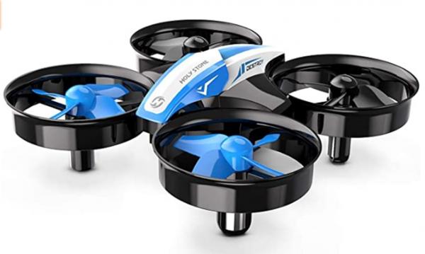 drone quadcopter blue black covers