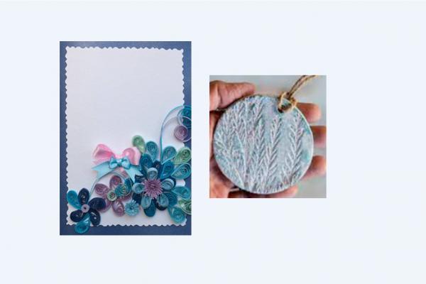 Image for event: Mother's Day Quilling Card and Clay Pendant