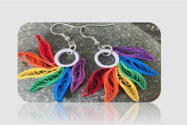 Image for event: Upcycling Art - Quilled Earrings