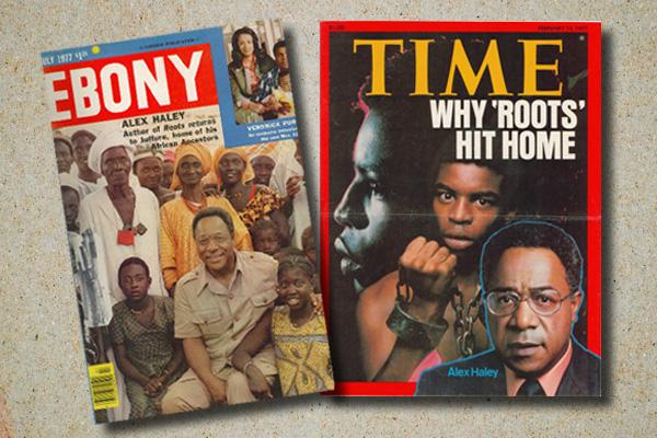 magazine covers featuring alex haley